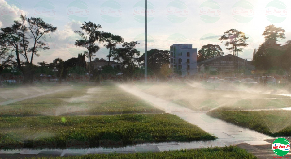 Tưới tự động Quảng Trường Gia Lai